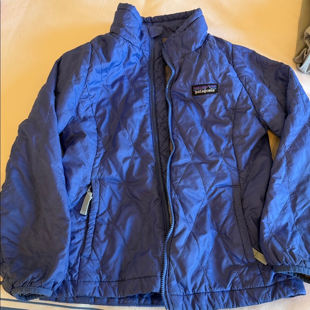 Patagonia Kids Royal Blue Puffer Jacket